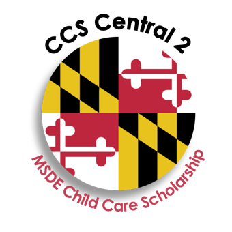 Maryland Child Care Scholarship program badge