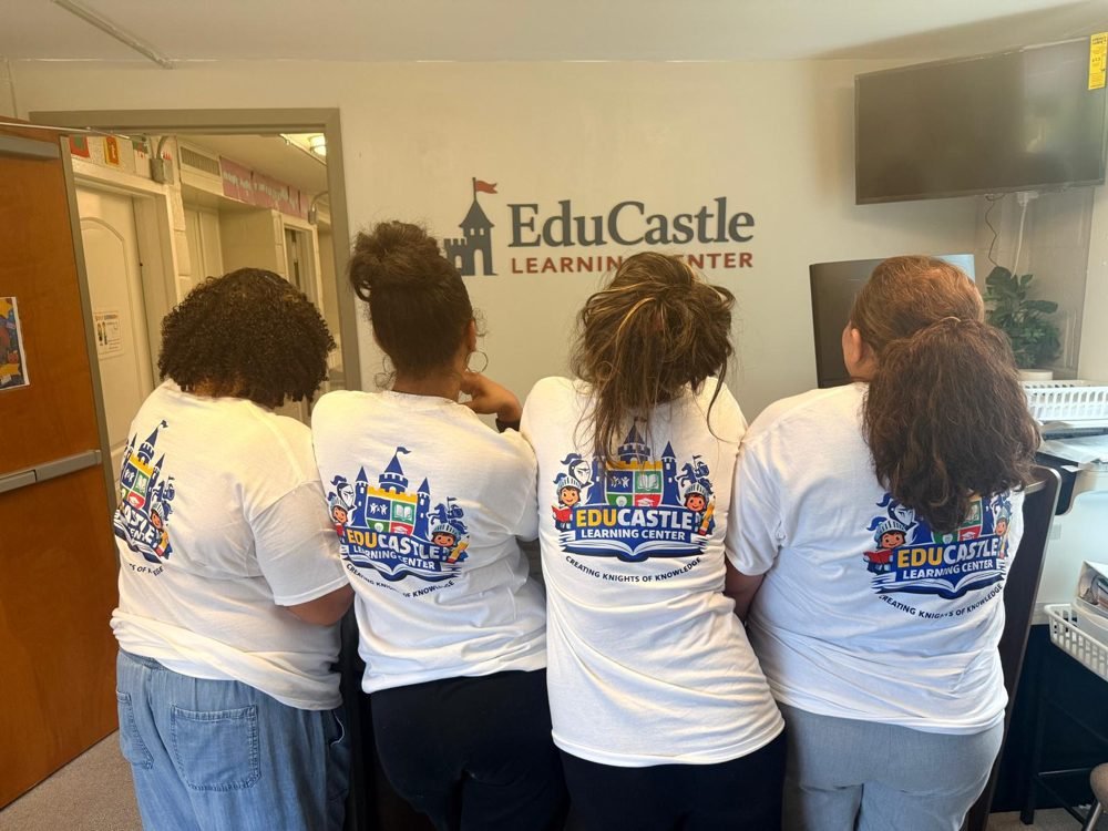 The EduCastle team in their Creating Knights of Knowledge shirts